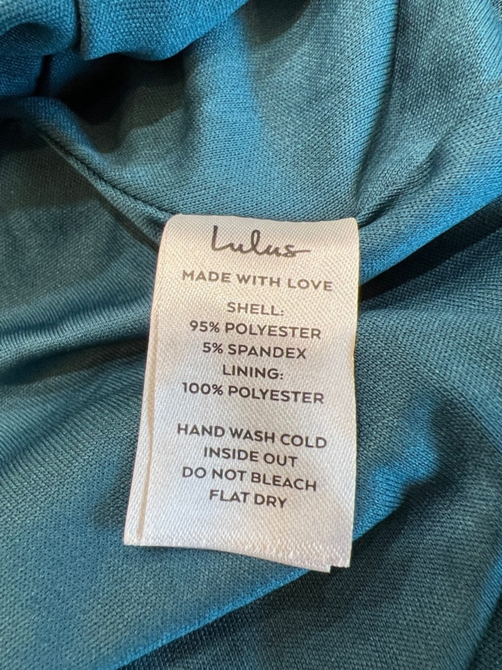 Lulus Jacinda Velvet Wrap Formal Maxi Dress Teal Long Sleeve Gown Size L NWT - Picture 8 of 12